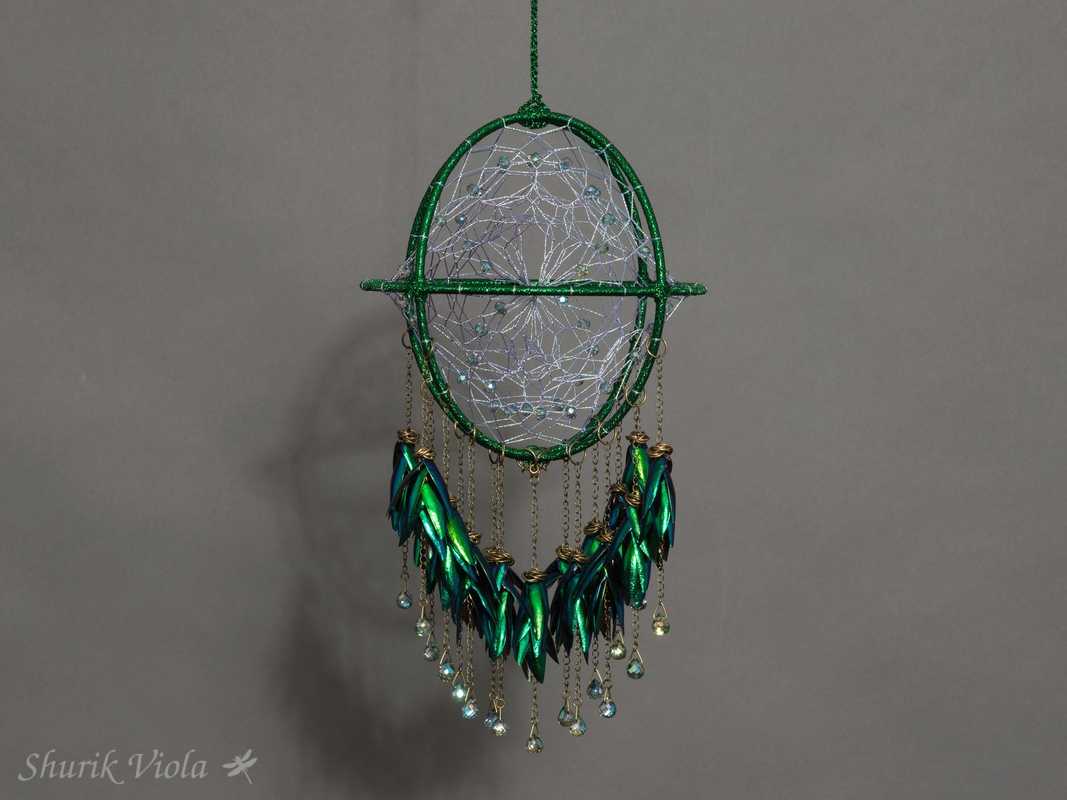 3D dreamcatcher "Scarabeus" / Attrape rêves 3D "Scarabée" - Shurik Viola