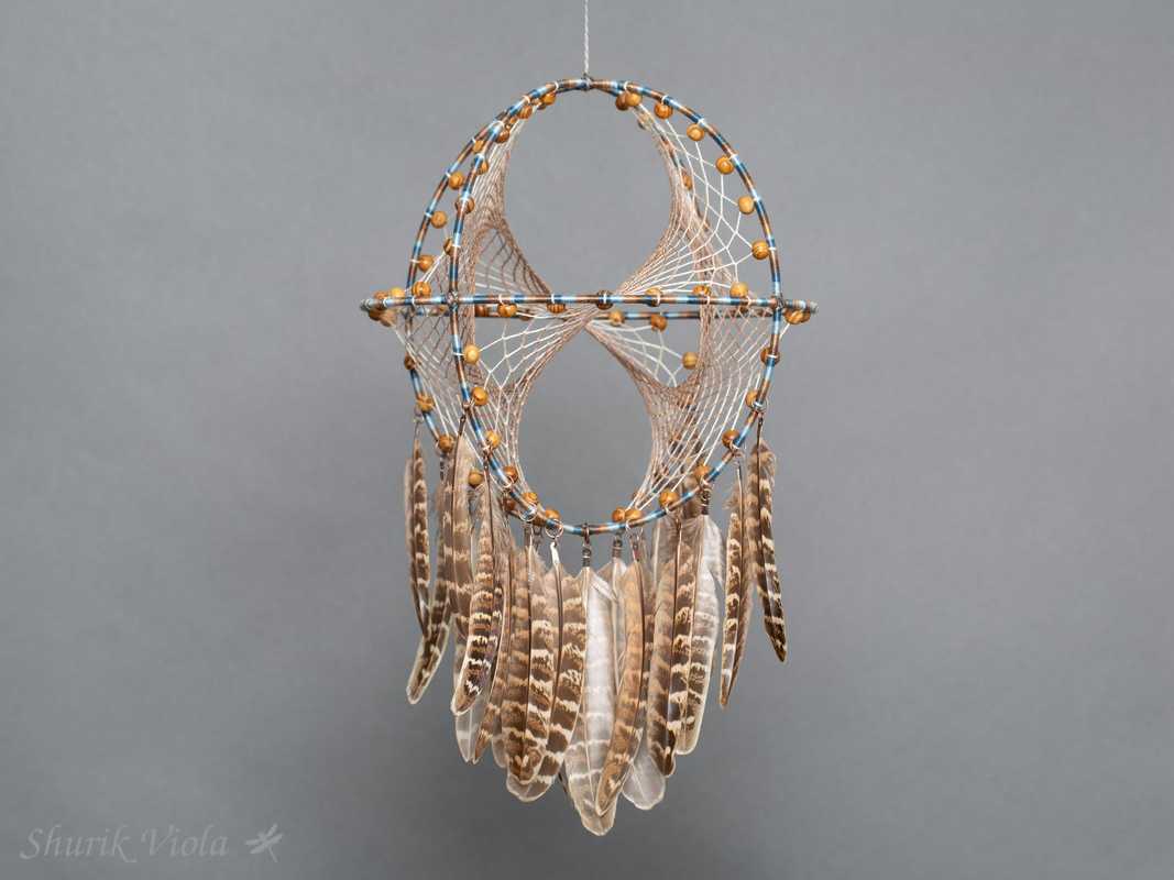 3D dreamcatcher "Sea and coffee" / Attrape rêves 3D "Le café et la mer" - Shurik Viola