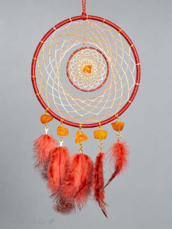 Dreamcatcher "Amber" / Attrape rêves "Ambre" - Shurik Viola