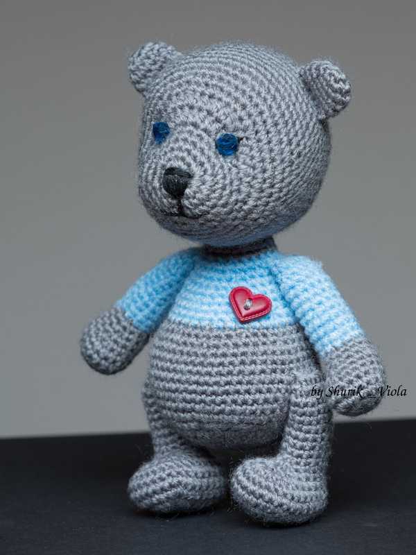 Jouet en crochet Teddy ourson - Shurik Viola
