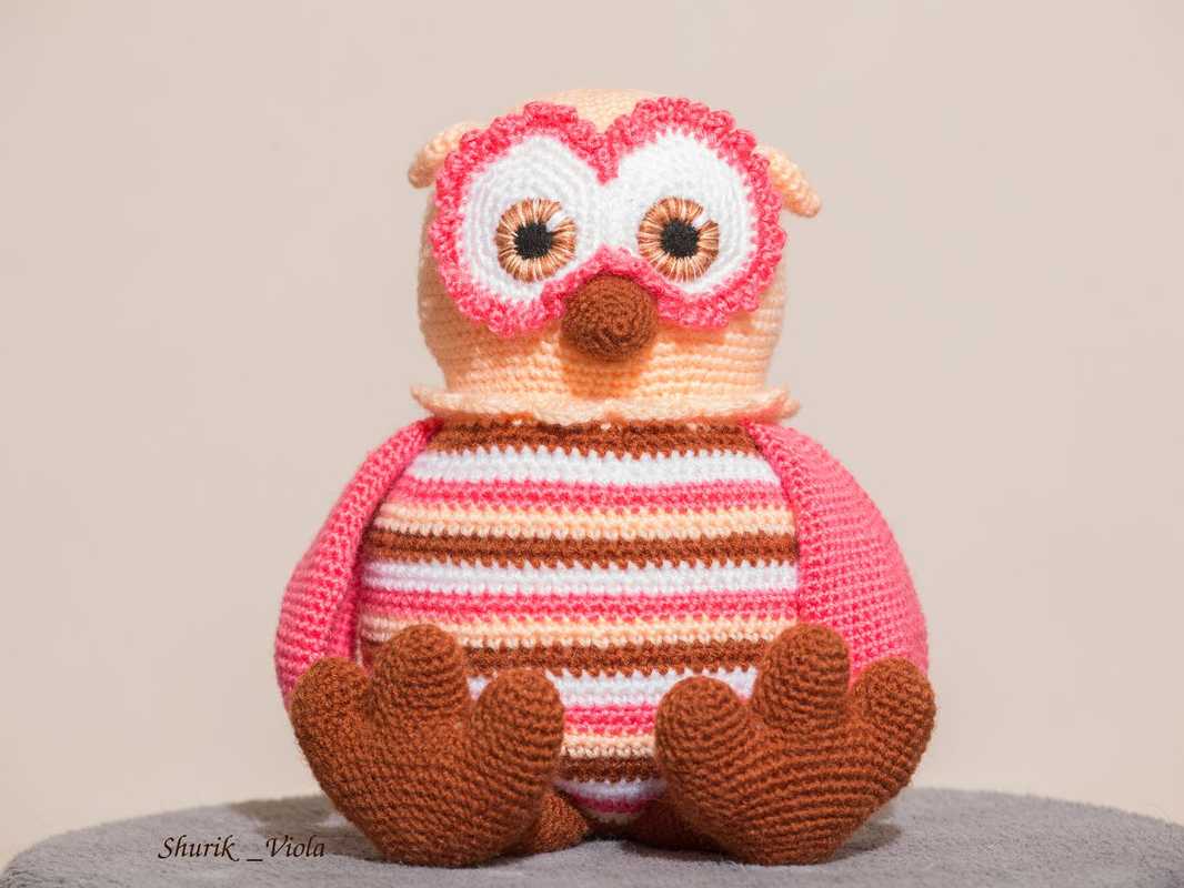 Jouet en crochet le hiboux - Shurik Viola