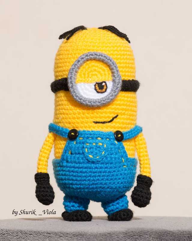 Jouet en crochet minion Stuart - Shurik Viola
