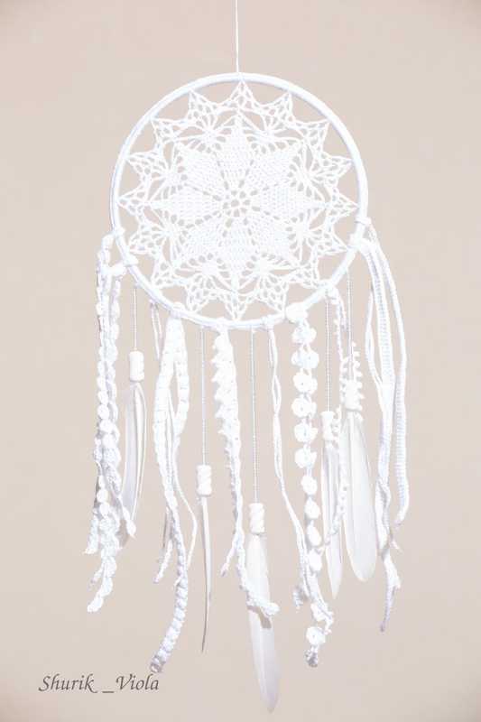 Dreamcatcher with lace / Attrape rêves en dentelle - Shurik Viola