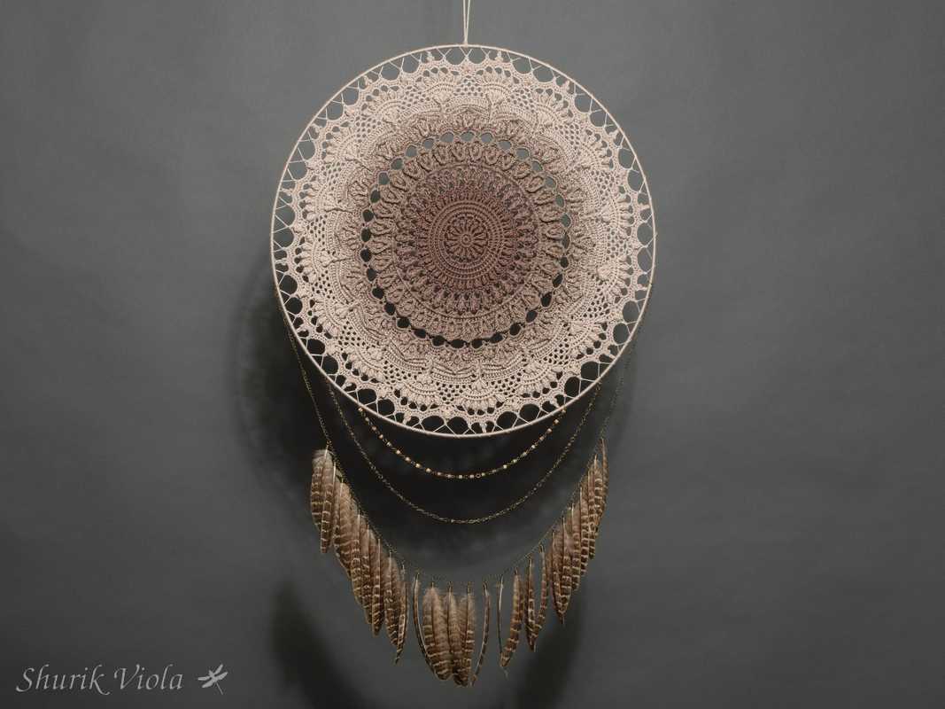Big boho dreamcatcher  / Grand attrape rêves boho - Shurik Viola