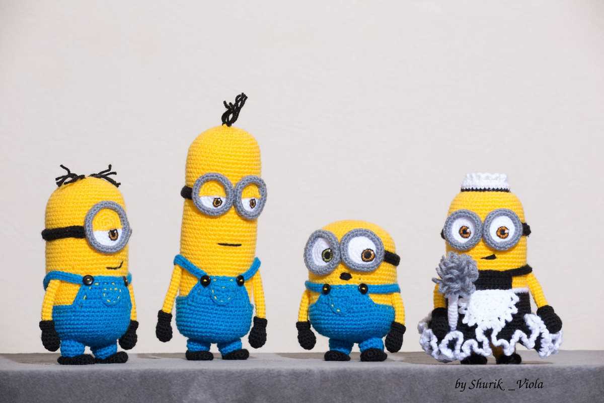 Jouets en crochet les minions - Shurik Viola