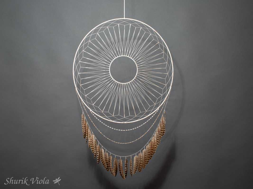 Big dreamcatcher "Sun" / Grand attrape rêves "Soleil" - Shurik Viola