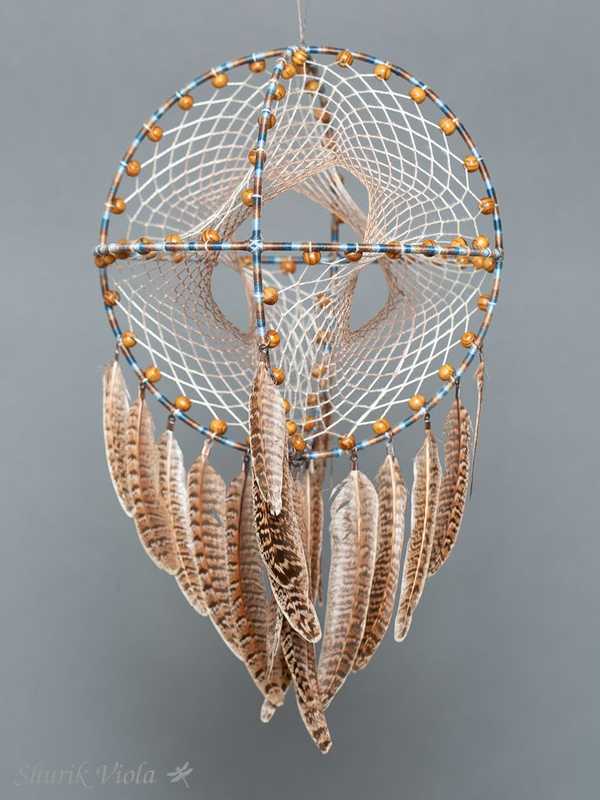 3D dreamcatcher "Sea and coffee" / Attrape rêves 3D "Le café et la mer" - Shurik Viola