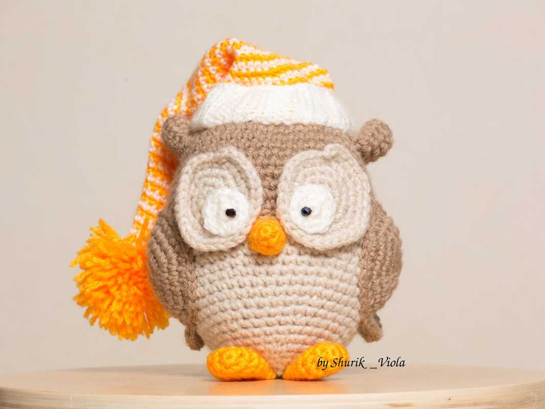 Jouet en crochet le hiboux - Shurik Viola