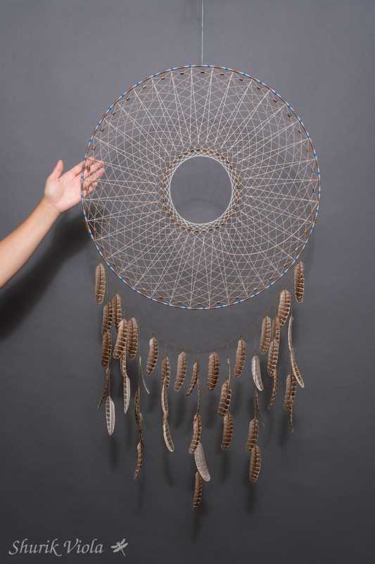 Dreamcatcher "Sea and coffee" / Attrape rêves "Le café et la mer"