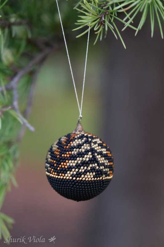Boule de Noël Safari Tiger / Christmas ball Safari Tiger