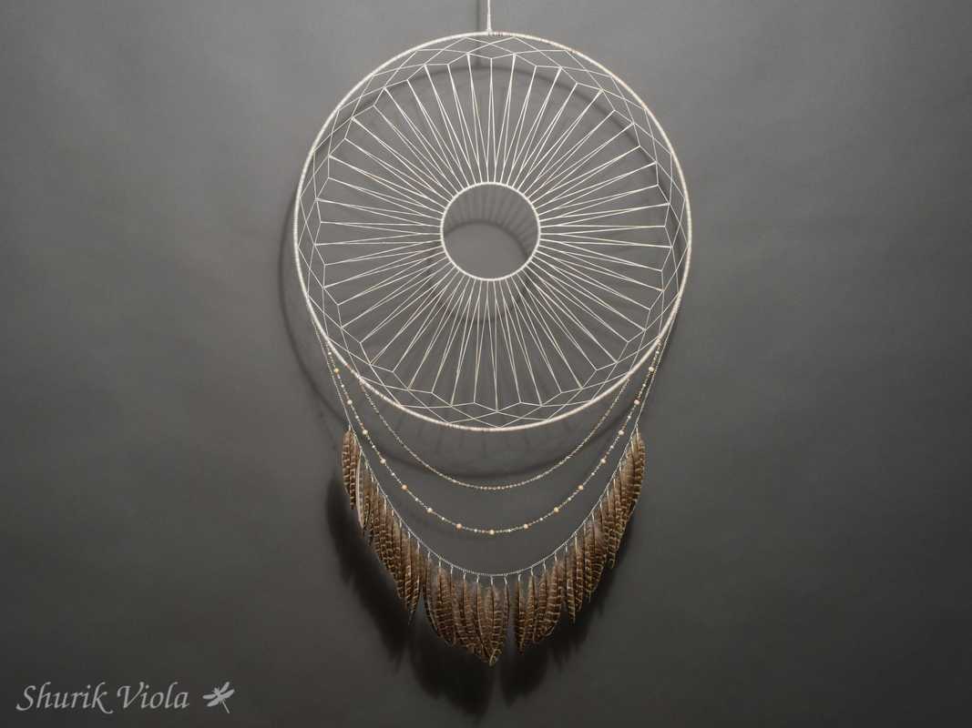 Big dreamcatcher "Sun" / Grand attrape rêves "Soleil" - Shurik Viola