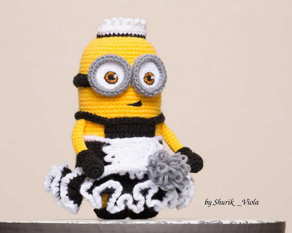 Jouet en crochet minion - Shurik Viola