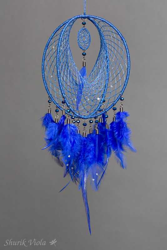 3D dreamcatcher "Starry night" / Attrape rêves 3D "La nuit étoilée" - Shurik Viola