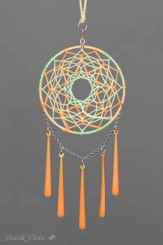 Miniature neon dreamcatcher  / Attrape rêves miniature néon - Shurik Viola