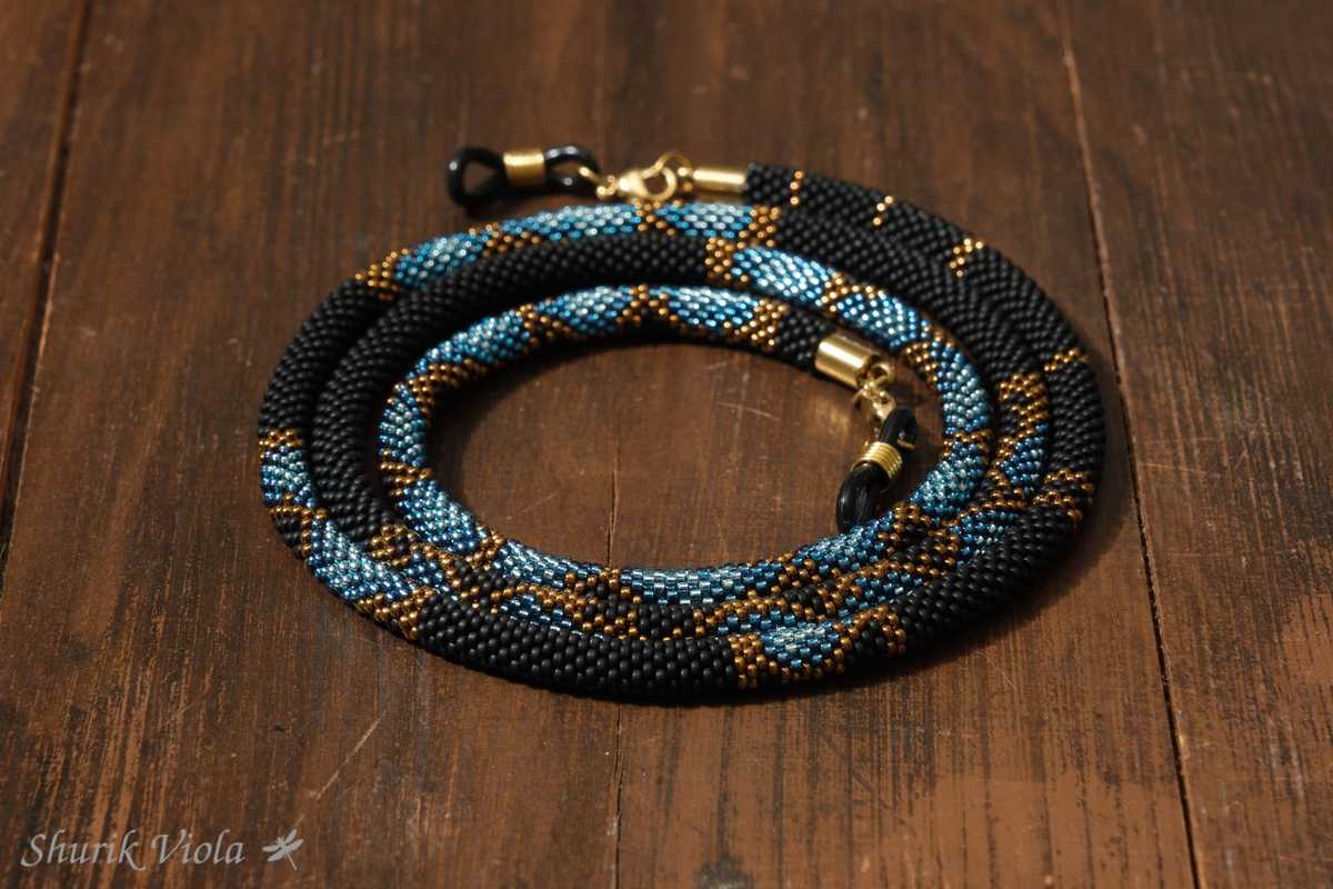 Necklace or chain for glasses "Snake" / Collier ou chaîne pour lunettes "Serpent"