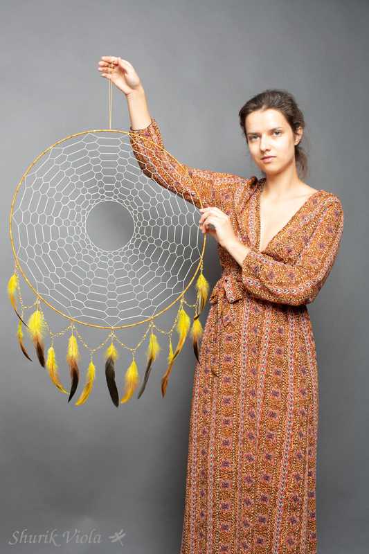 Dreamcatcher "Honeycombs" / Attrape rêves "Miel" - Shurik Viola