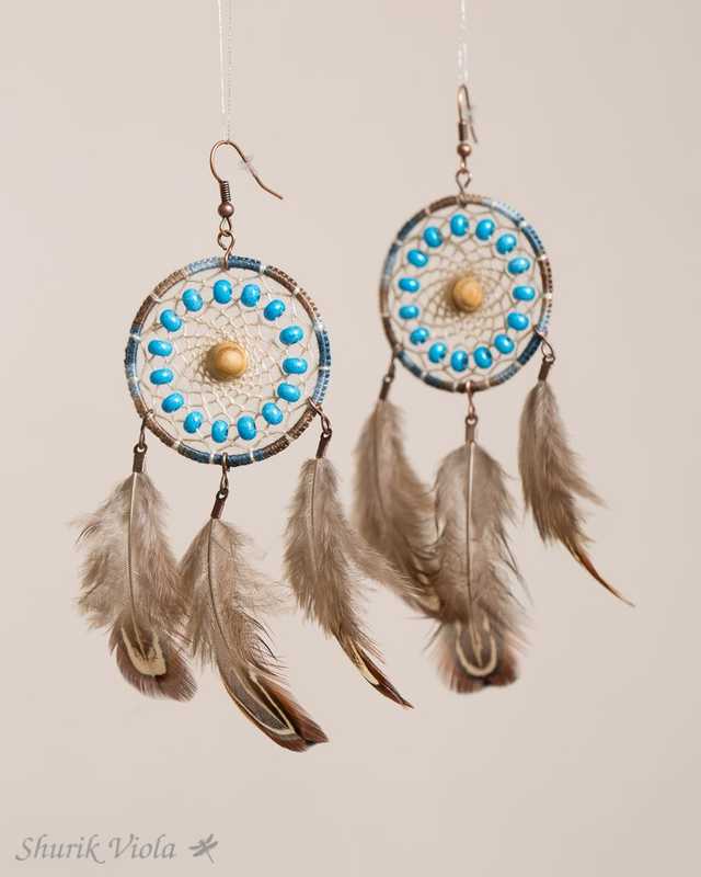 Ethnic earrings / Boucles d'oreilles ethniques - Shurik Viola
