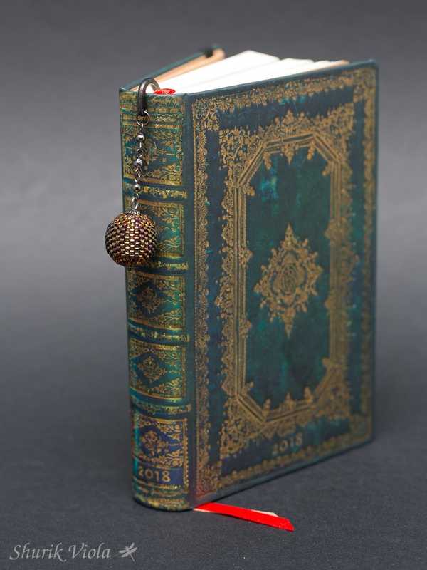 Seed bead bookmark / Marque page en perles de rocaille - Shurik Viola