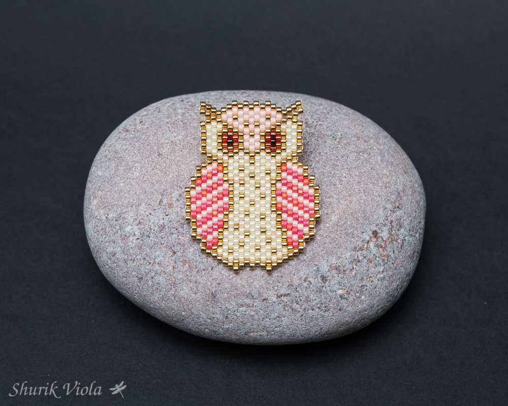 Brooch "Owl" / Broche "Chouette" - Shurik Viola