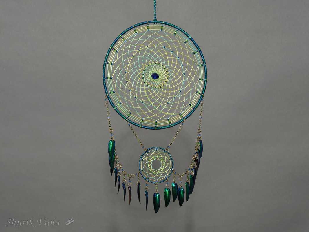 Dreamcatcher "Scarabeus" / Attrape rêves "Scarabée" - Shurik Viola