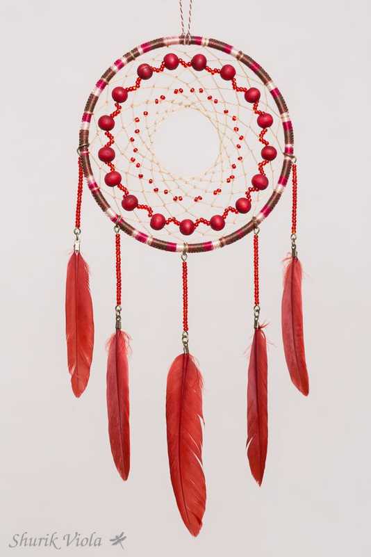 Dreamcatcher "Redcurrants" / Attrape rêves "Groseilles" - Shurik Viola