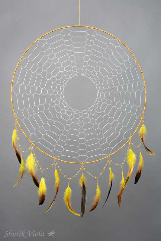 Dreamcatcher "Honeycombs" / Attrape rêves "Miel" - Shurik Viola