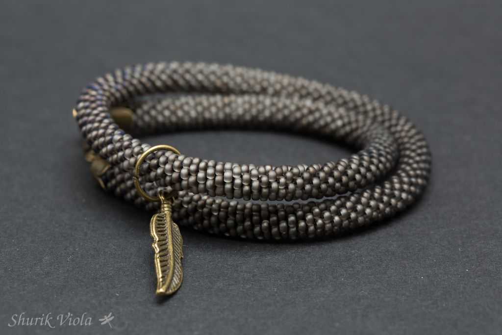 Necklace or two turns bracelet / Collier ou bracelet à deux tours - Shurik Viola